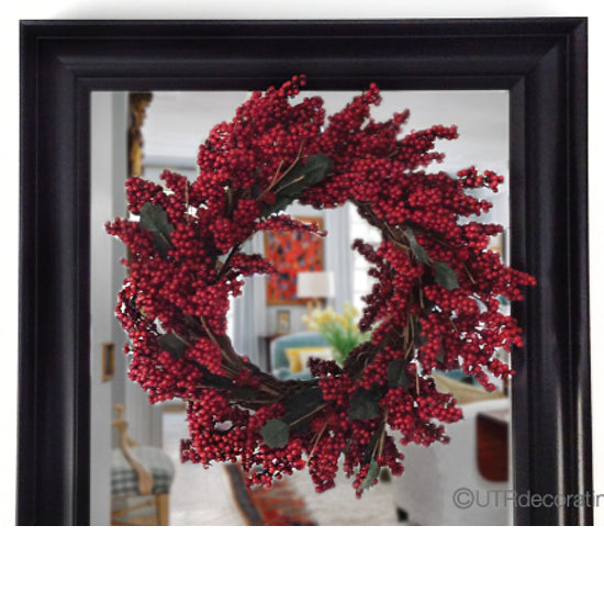 How to Hang a Wreath on a Mirror